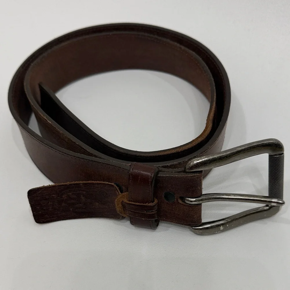 Justin Bent Rail Brown leather belt size 42